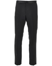 Caruso - Wool Tuxedo Pants - Lyst