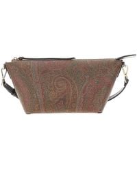 Etro - Jacquard Paisley Fabric Shoulder Bag - Lyst