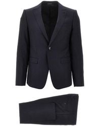 Emporio Armani - Jacquard Wool And Silk David Line Suit - Lyst