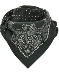 Destin - Wool Scarf With Bandanda Motif - Lyst