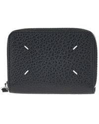 Maison Margiela - 'Four Stitches' Leather Cardholder Pouch - Lyst