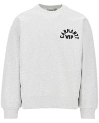 Carhartt - 'Arch Script' Cotton-Blend Sweatshirt - Lyst