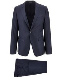 Emporio Armani - Jacquard Wool David Line Suit - Lyst