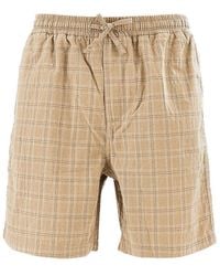 Forét - 'Shift Textured' Organic Cotton Shorts - Lyst
