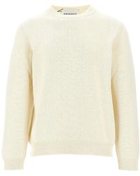 Amaranto - Cotton Sweater With Distressed Finishes - Lyst