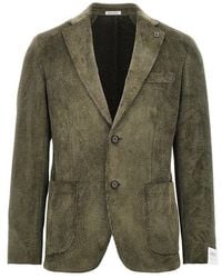 BRERAS Milano - 'Venezia' Corduroy Single-Breasted Jacket - Lyst