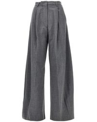 THE LATEST - 'Billie' Wide-Leg Wool-Blend Pants - Lyst