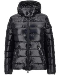 Moncler - Padded Nylon Downjacket With Logo Patch - Lyst