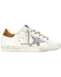 Golden Goose - 'Super-Star' Sneakers With Shearling Lining - Lyst