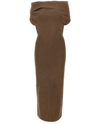 ARMARIUM - 'Debra' Knitted Midi Dress - Lyst