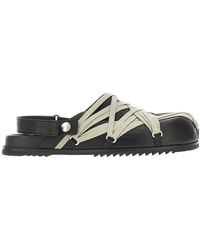 Rick Owens - Megalace Leather Mules - Lyst