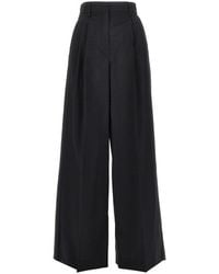 Weekend by Maxmara - Virgin Wool Wide-Leg Pants - Lyst