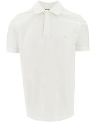Emporio Armani - Travel Essential Piquet Polo Shirt - Lyst