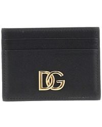 Dolce & Gabbana - Dolce&Gabbana Leather Cardholder - Lyst