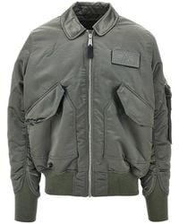Alpha Industries - Cwu-45/P Base Uv Bomber Jacket Khaki - Lyst