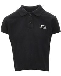 Balenciaga - Cotton Polo Shirt - Lyst