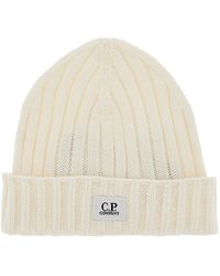 C.P. Company - Knitted Beanie Hat - Lyst