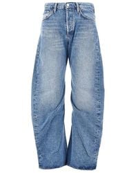 Agolde - Cotton Denim 'Spiral' Jeans - Lyst