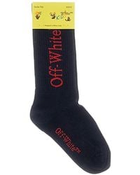 Off-White c/o Virgil Abloh - Off Long Sport Socks With Logo Kids - Lyst