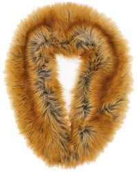 Stand Studio - 'Zofia' Faux Fur Shawl Collar - Lyst