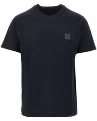 Stone Island - Logo Patch Organic Cotton T-Shirt - Lyst