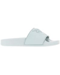Pinko - Love Birds Logo Rubber Slides - Lyst