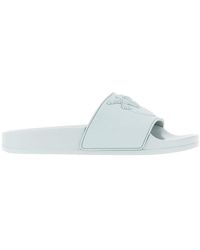Pinko - Love Birds Logo Rubber Slides - Lyst