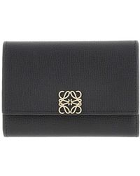 Loewe - Small Leather 'Anagram' Wallet - Lyst