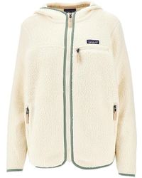 Patagonia - Hooded Retro Fleece Jacket - Lyst