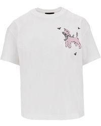 Emporio Armani - Jersey T-Shirt With Print - Lyst