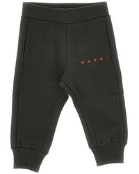 Marni - Logo Print Jogging Pants Kids - Lyst