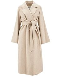 Max Mara - Cashmere Belted Wrap Coat - Lyst