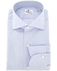 Finamore 1925 - 170 Two-Ply Cotton Poplin Shirt - Lyst