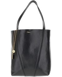 Chloé - Grained Leather Medium 'Spin' Bag - Lyst