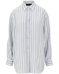 Gucci - Striped Jacquard Bayadère Silk Shirt - Lyst
