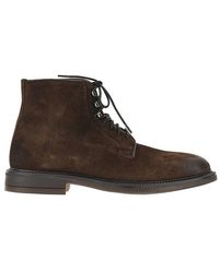 JUAN LACARCEL BY CALCE - Suede Leather Laced Boots - Lyst