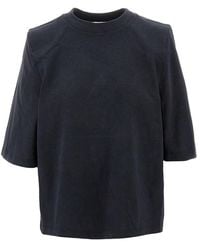 Isabel Marant - 'Ben' Padded Shoulders T-Shirt - Lyst