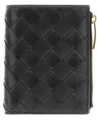 Bottega Veneta - Intrecciato Nappa Leather Bi-Fold Wallet - Lyst