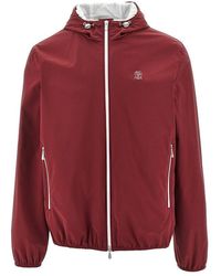 Brunello Cucinelli - Bonded Nylon Blouson Jacket - Lyst