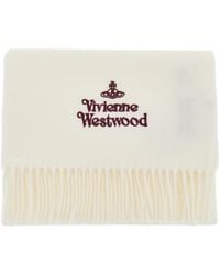 Vivienne Westwood - Logo Embroidery Scarf - Lyst