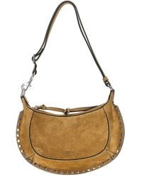 Isabel Marant - Suede Leather Oskan Moon Bag - Lyst