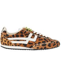 Pro Keds - Leo-Print Calf-Hair 'Racer 77' Sneakers - Lyst