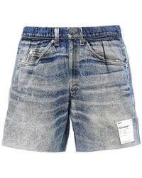 Satisfy - Denim Print Peaceshell Shorts - Lyst