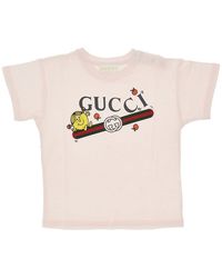 Gucci - Cotton T-Shirt With Print Kids - Lyst