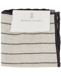 Brunello Cucinelli - Jacquard Silk Pocket Square - Lyst