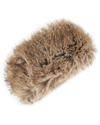Stand Studio - 'Zephyra' Faux Fur Headband - Lyst
