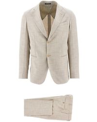 Emporio Armani - Wool-Blend 'City Line' Tailored Suit - Lyst