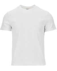 Saint Laurent - Cotton T-Shirt With Logo Embroidery - Lyst