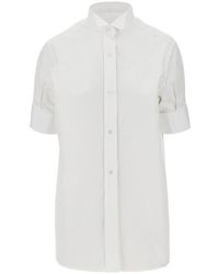 Maison Margiela - Cotton Poplin Short-Sleeved Shirt - Lyst