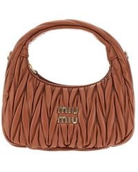 Miu Miu - Small Miu Wander Hobo Bag - Lyst